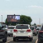 Drive in screen rental Central Texas