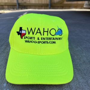 Wahoo yellow neon cap