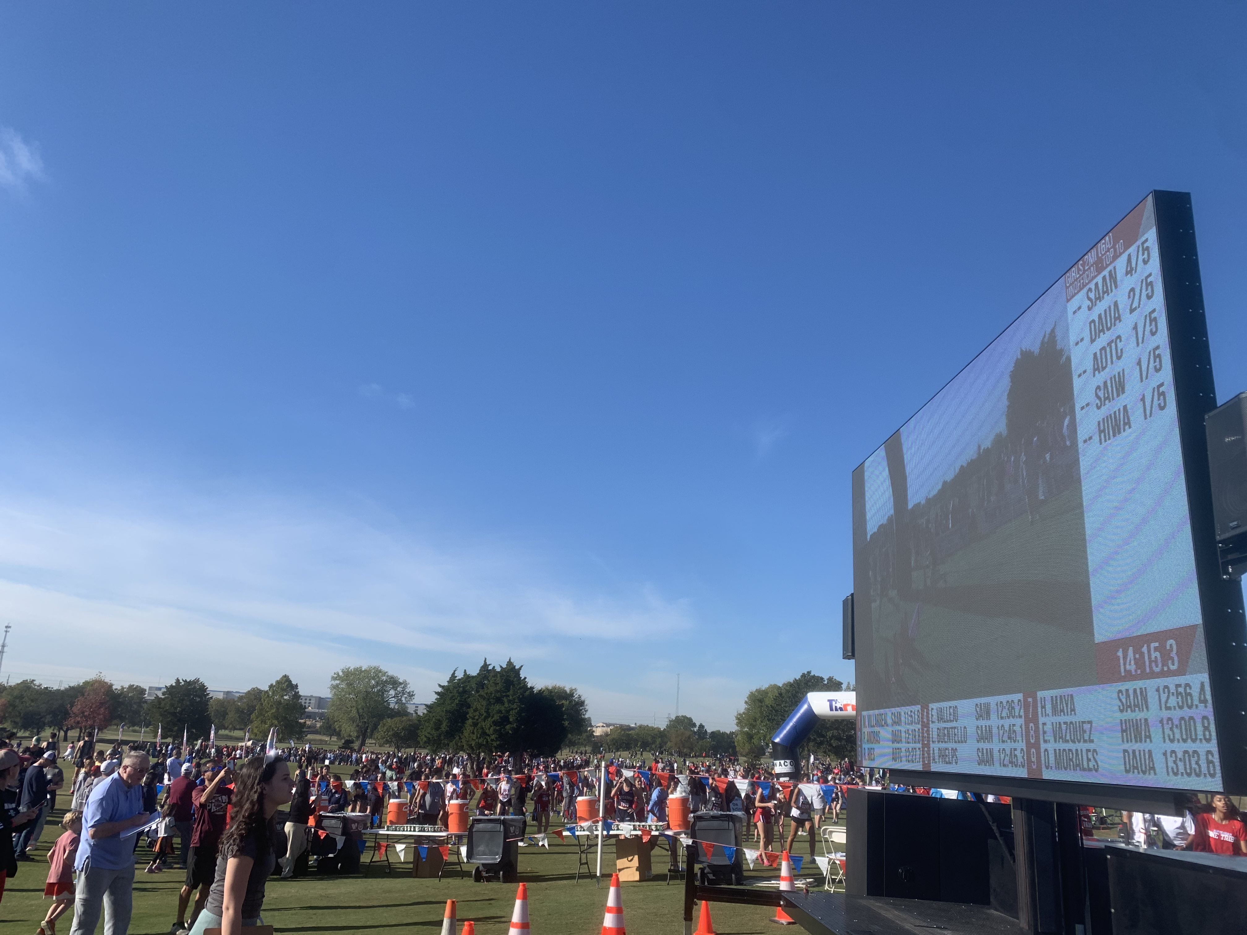 Big screen Waco