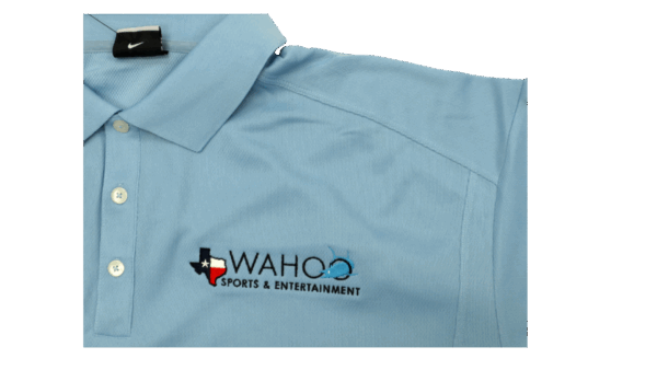 Baby Blue Nike Golf Shirt - Image 3