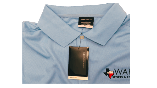 Baby Blue Nike Golf Shirt - Image 4