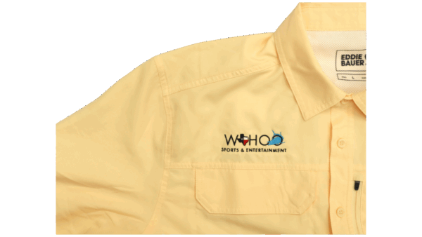 Yellow Long-Sleeve Wahoo Fishing Shirt - Image 4