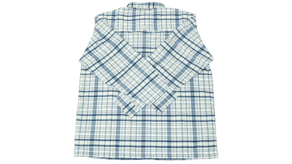 Plaid Long-Sleeve Wahoo Fishing Shirt - Image 2